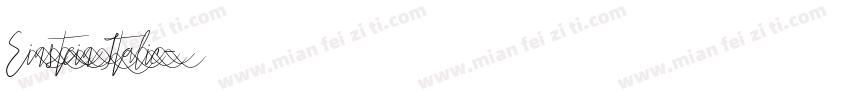 Einstein Italic字体转换